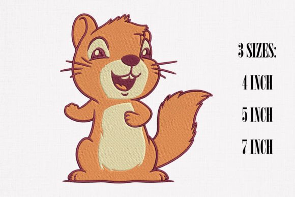 Cute Squirrel Embroidery: A Designer’s Review