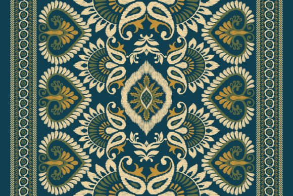 Evaluating Indian Ikkat Paisley for Etsy Shops