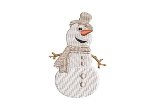 Review: Cartoon Snowman Embroidery Design