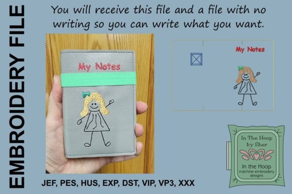 Review: Girl Mini Composition Notebook Cover Design
