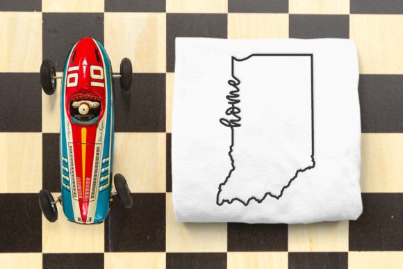 Review: Indiana Home State Outline Embroidery for Boutique Sweatshirts