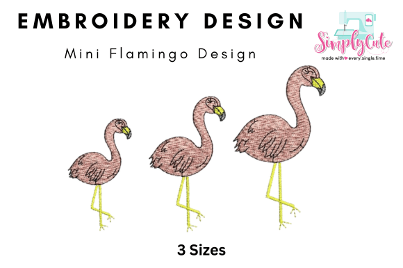 Review: Mini Flamingo Tropical Embroidery Design