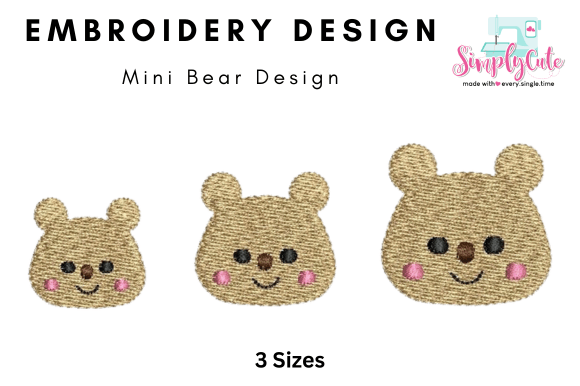 Review: Mini Small Bear Embroidery for Craft Fairs
