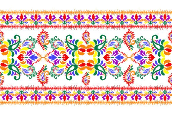 Reviewing Colorful Ikat Floral Embroidery for Holiday Sales