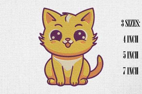 Reviewing Cute Kawaii Cat Embroidery for Boutique Sweatshirts