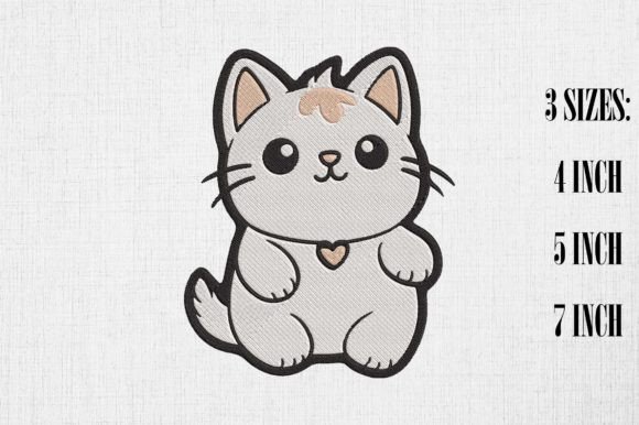 Reviewing Cute Kawaii Cat Embroidery for Cat Lover