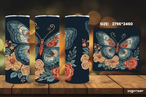 Reviewing Embroidery Butterfly Tumbler Sublimation for Crafters