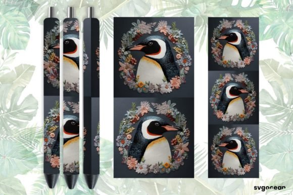 Reviewing Embroidery Penguin Pen Wraps Sublimation