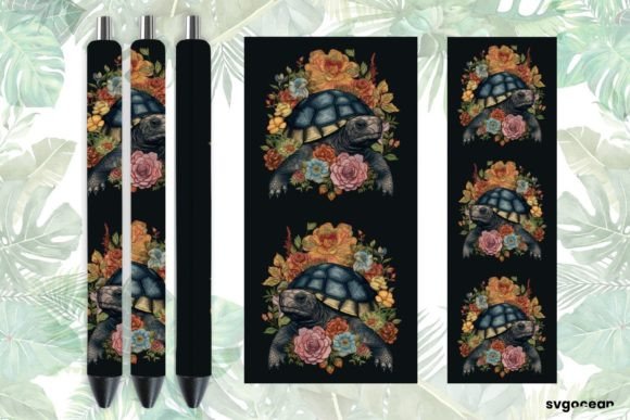 Reviewing Embroidery Turtle Pen Wraps Sublimation for Holiday Crafts