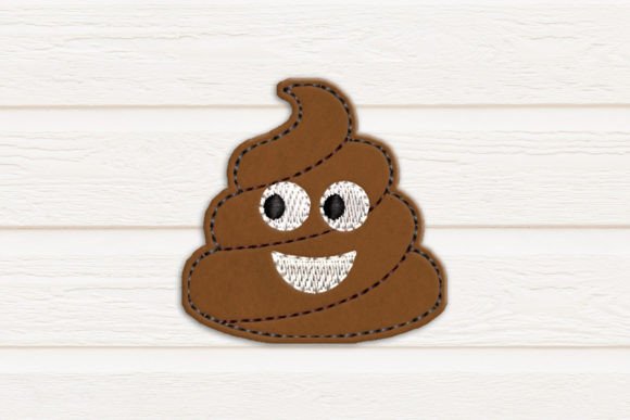 Reviewing the Poop Emoji Feltie Applique