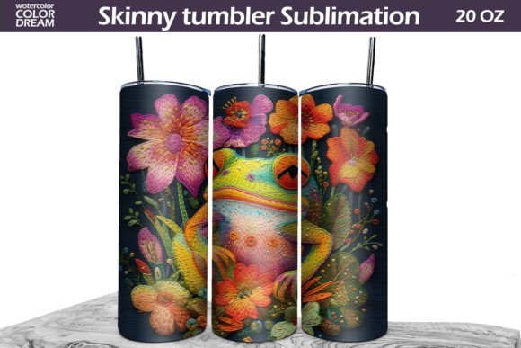Tumbler Frog Embroidery PNG: A Designer’s Review